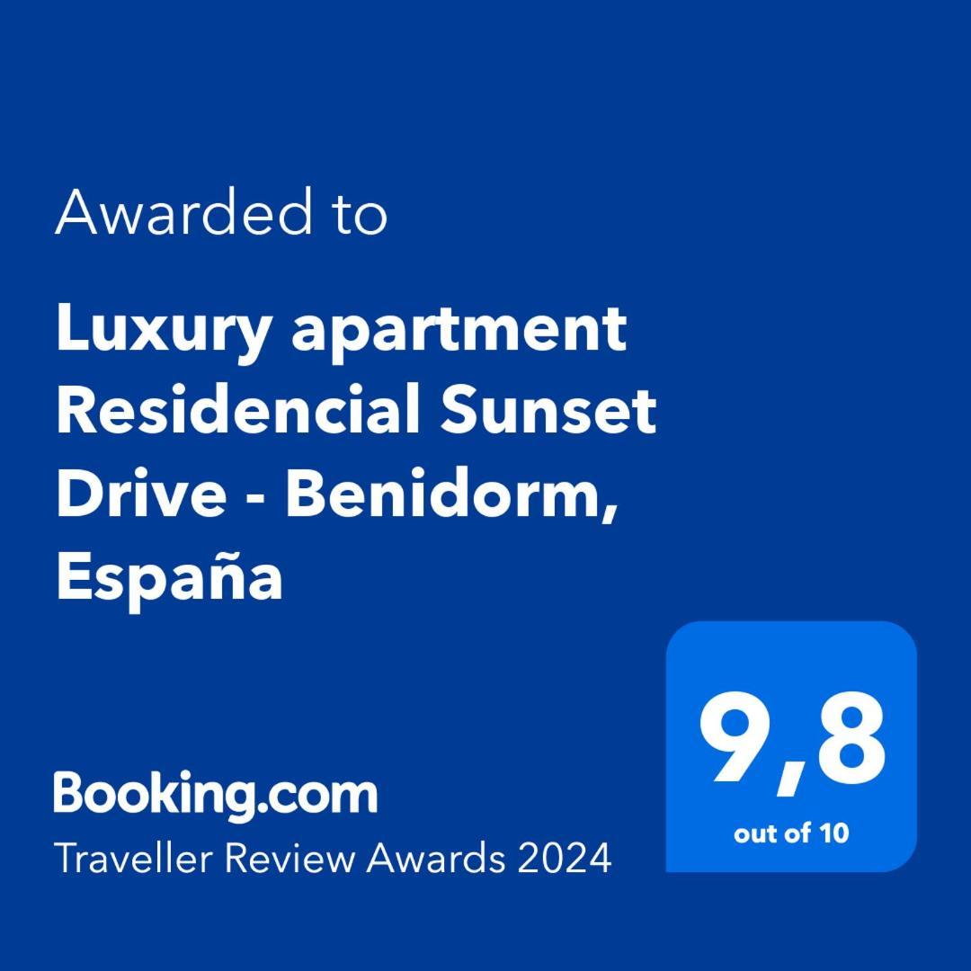 Luxury Apartment Residencial Sunset Drive - Benidorm, Espana Ngoại thất bức ảnh